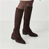 TAMARIS 25540 KNEE HIGH BOOT - BROWN SUEDE